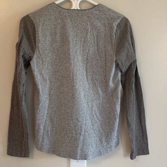 Abercrombie & Fitch Henley long sleeve two tone boys 13-14 - Picture 8 of 9